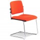 Morello Upholstered Chrome Cantilever Chair